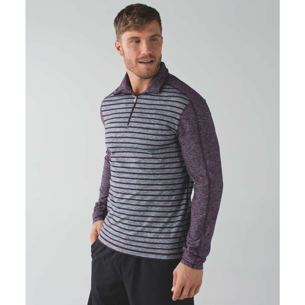 Lululemon Surge Warm 1/2 Zip Men's Size Small Long Sleeve Running Top - Picture 2 of 6